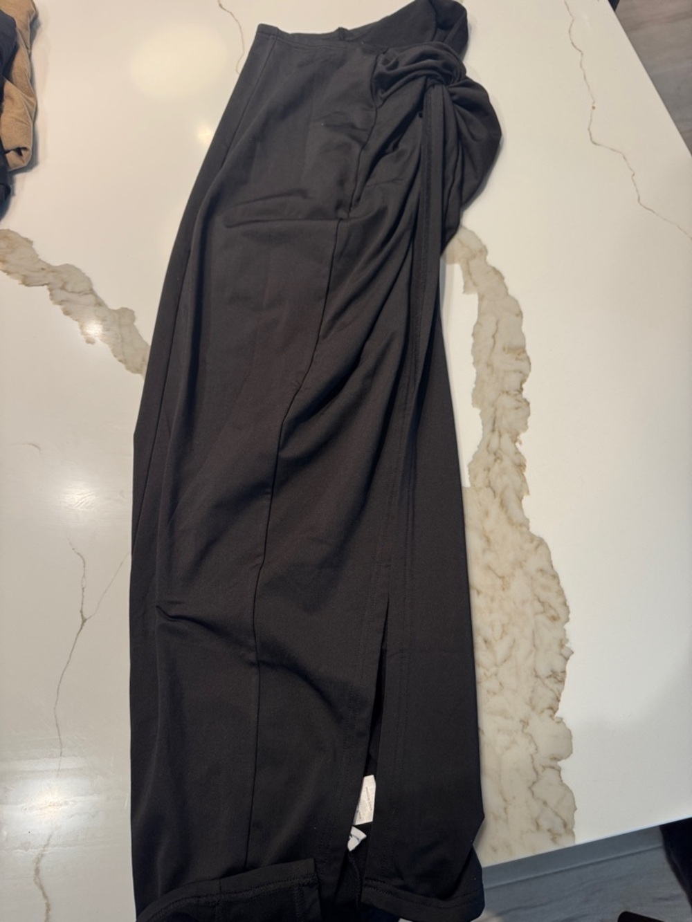 Long black skirt